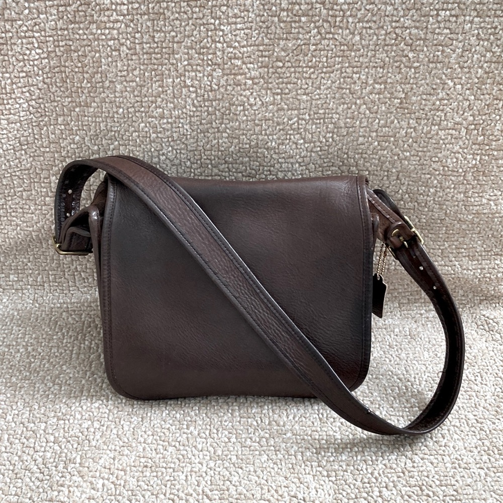 Coach vintage brown messenger bag